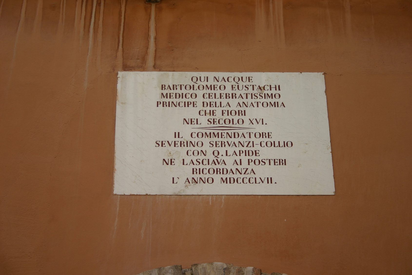 Bartolomeo Eustachi's birthplace, San Severino Marche, Italy - 04.JPG